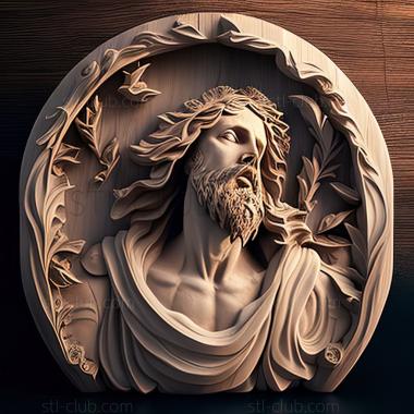 3D model st jesus (STL)